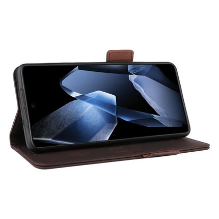 For OnePlus 13 Case Leather Wallet Flip Phone Cover with Hardware Decor
