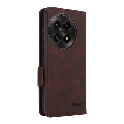 For OnePlus 13 Case Leather Wallet Flip Phone Cover with Hardware Decor