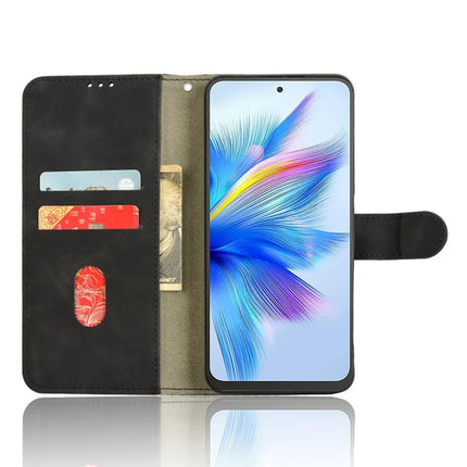 For Blackview Shark 9 5G Leather Case Skin-Feel Anti-Drop Wallet Flip Phone Cover