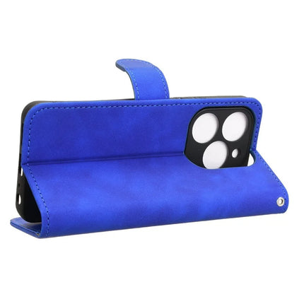 For Blackview Shark 9 5G Leather Case Skin-Feel Anti-Drop Wallet Flip Phone Cover