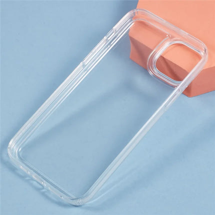 For iPhone 14 Case HD Clear Soft TPU Phone Back Cover Airbag Protection
