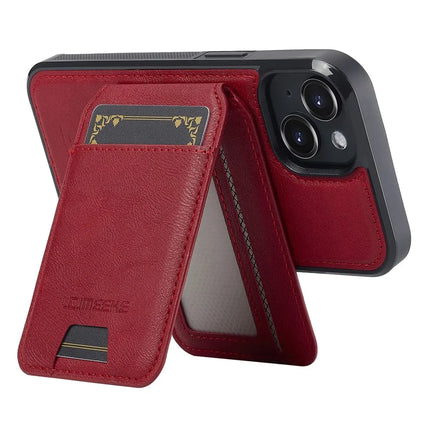 LC.IMEEKE L3 For iPhone 14 Magnetic Case Detachable Card Holder Leather+TPU Mobile Cover