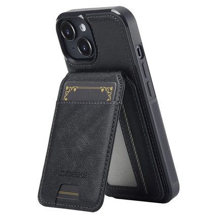 LC.IMEEKE L3 For iPhone 14 Magnetic Case Detachable Card Holder Leather+TPU Mobile Cover