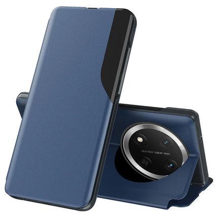 For Honor Magic7 Lite 5G / X9c 5G / X60 Pro 5G Case Stand Full Protection Leather Phone Cover - Blue