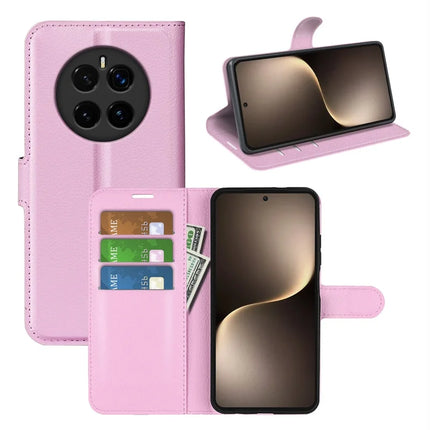 For Honor Magic7 5G Case Litchi Texture Shockproof Leather Wallet Phone Cover