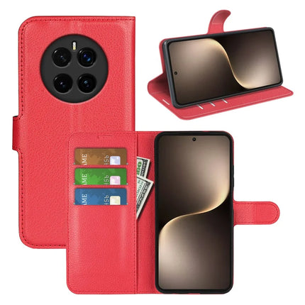 For Honor Magic7 5G Case Litchi Texture Shockproof Leather Wallet Phone Cover