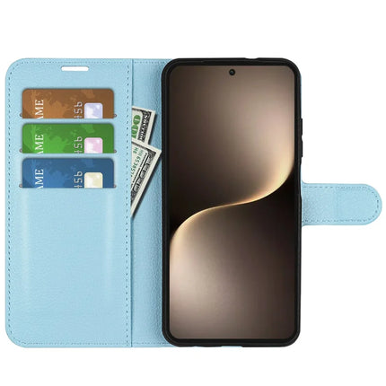 For Honor Magic7 5G Case Litchi Texture Shockproof Leather Wallet Phone Cover