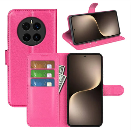 For Honor Magic7 5G Case Litchi Texture Shockproof Leather Wallet Phone Cover