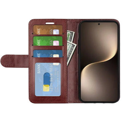 For Honor Magic7 5G Wallet Case Crazy Horse Texture Stand Leather Phone Cover