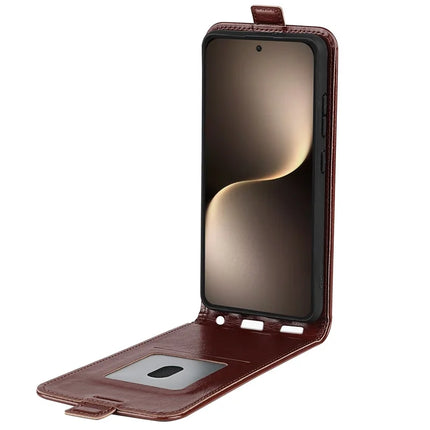 For Honor Magic7 5G Case with Card Slots Vertical Flip Leather Phone Cover