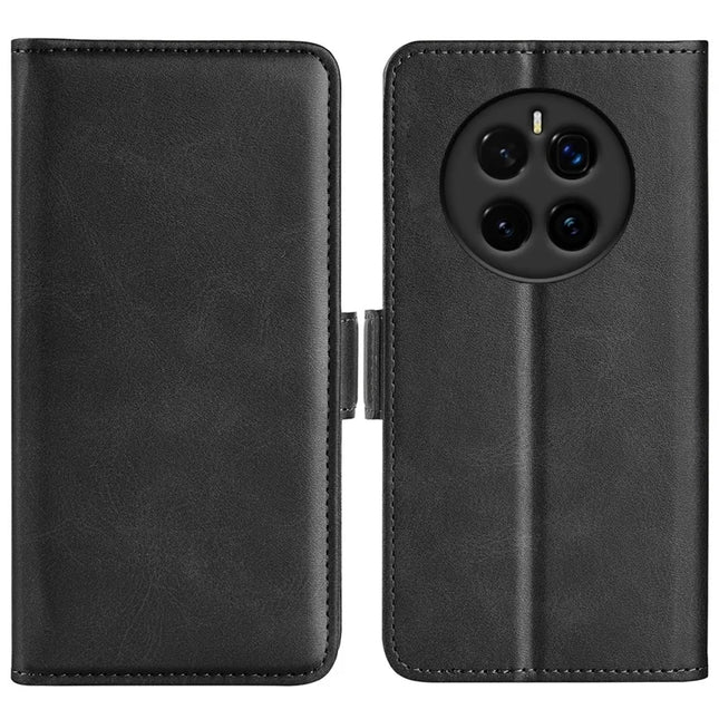 For Honor Magic7 5G Stand Case Calf Texture Leather Wallet Phone Cover - Black