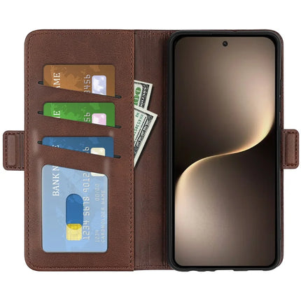 For Honor Magic7 5G Stand Case Calf Texture Leather Wallet Phone Cover