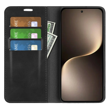 For Honor Magic7 5G Case Skin-Touch Leather Wallet Phone Cover