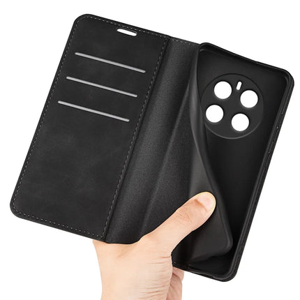 For Honor Magic7 5G Case Skin-Touch Leather Wallet Phone Cover