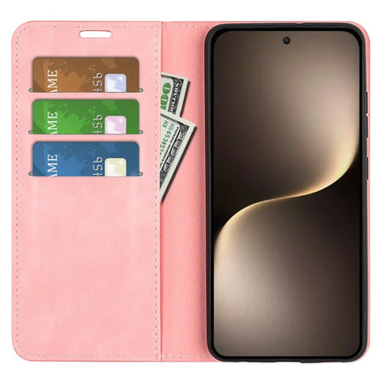 For Honor Magic7 5G Case Skin-Touch Leather Wallet Phone Cover