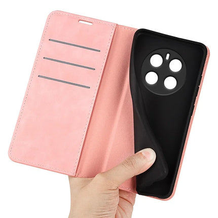 For Honor Magic7 5G Case Skin-Touch Leather Wallet Phone Cover