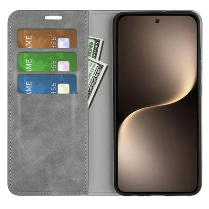 For Honor Magic7 5G Case Skin-Touch Leather Wallet Phone Cover