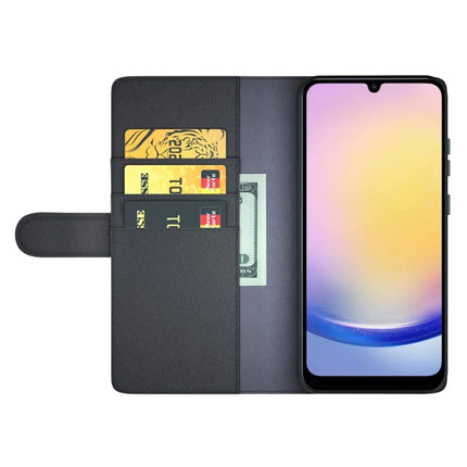 For Samsung Galaxy A26 5G Case Genuine Split Leather Phone Cover Wallet Card Slot