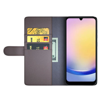 For Samsung Galaxy A26 5G Case Genuine Split Leather Phone Cover Wallet Card Slot