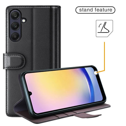 For Samsung Galaxy A26 5G Case Genuine Split Leather Phone Cover Wallet Card Slot