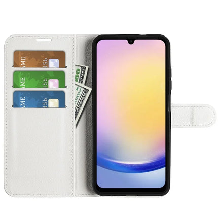 For Samsung Galaxy A26 5G Case Litchi Texture Shockproof Leather Wallet Phone Cover
