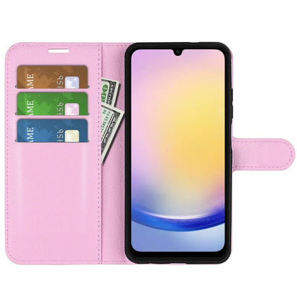 For Samsung Galaxy A26 5G Case Litchi Texture Shockproof Leather Wallet Phone Cover