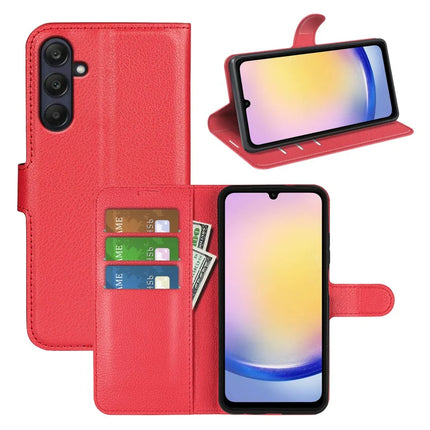 For Samsung Galaxy A26 5G Case Litchi Texture Shockproof Leather Wallet Phone Cover