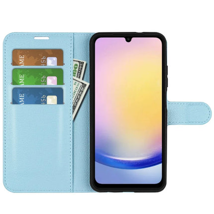 For Samsung Galaxy A26 5G Case Litchi Texture Shockproof Leather Wallet Phone Cover