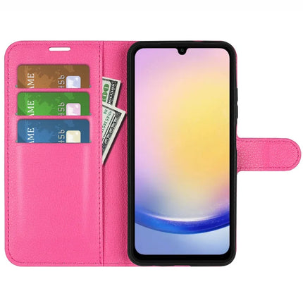 For Samsung Galaxy A26 5G Case Litchi Texture Shockproof Leather Wallet Phone Cover