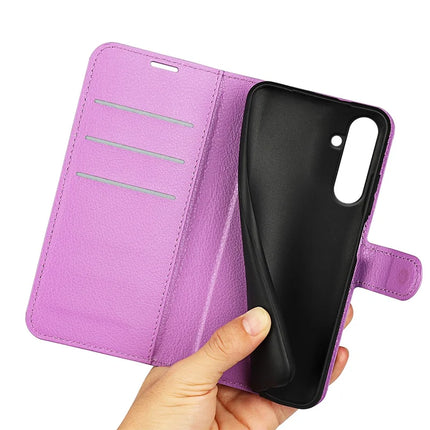 For Samsung Galaxy A26 5G Case Litchi Texture Shockproof Leather Wallet Phone Cover
