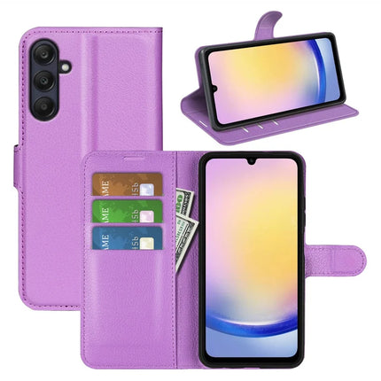 For Samsung Galaxy A26 5G Case Litchi Texture Shockproof Leather Wallet Phone Cover