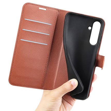 For Samsung Galaxy A26 5G Case Litchi Texture Shockproof Leather Wallet Phone Cover