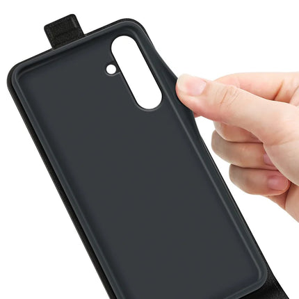 For Samsung Galaxy A26 5G Case with Card Slots Vertical Flip Leather Phone Cover