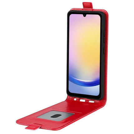 For Samsung Galaxy A26 5G Case with Card Slots Vertical Flip Leather Phone Cover