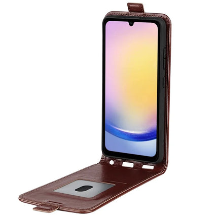 For Samsung Galaxy A26 5G Case with Card Slots Vertical Flip Leather Phone Cover
