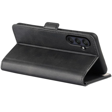 For Samsung Galaxy A26 5G Stand Case Calf Texture Leather Wallet Phone Cover