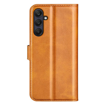 For Samsung Galaxy A26 5G Stand Case Anti-Scratch Calf Texture Leather Phone Cover