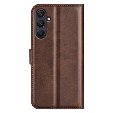 For Samsung Galaxy A26 5G Stand Case Anti-Scratch Calf Texture Leather Phone Cover