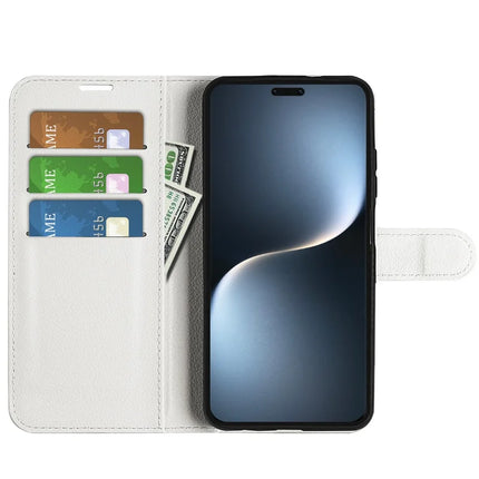 For Honor Magic7 Pro 5G Case Litchi Texture Shockproof Leather Wallet Phone Cover