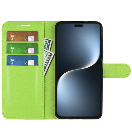 For Honor Magic7 Pro 5G Case Litchi Texture Shockproof Leather Wallet Phone Cover