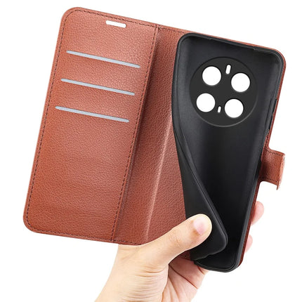 For Honor Magic7 Pro 5G Case Litchi Texture Shockproof Leather Wallet Phone Cover