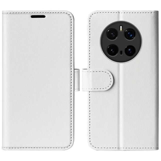 For Honor Magic7 Pro 5G Wallet Case Crazy Horse Texture Stand Leather Phone Cover - White