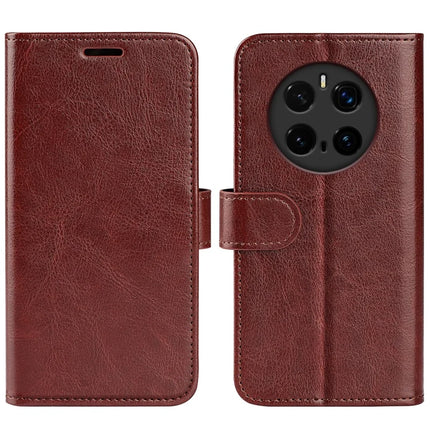 For Honor Magic7 Pro 5G Wallet Case Crazy Horse Texture Stand Leather Phone Cover - Brown