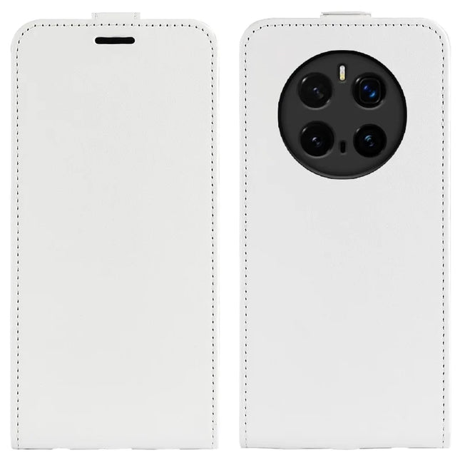 For Honor Magic7 Pro 5G Case with Card Slots Vertical Flip Leather Phone Cover - White