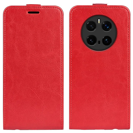 For Honor Magic7 Pro 5G Case with Card Slots Vertical Flip Leather Phone Cover - Red