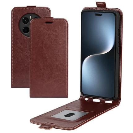 For Honor Magic7 Pro 5G Case with Card Slots Vertical Flip Leather Phone Cover