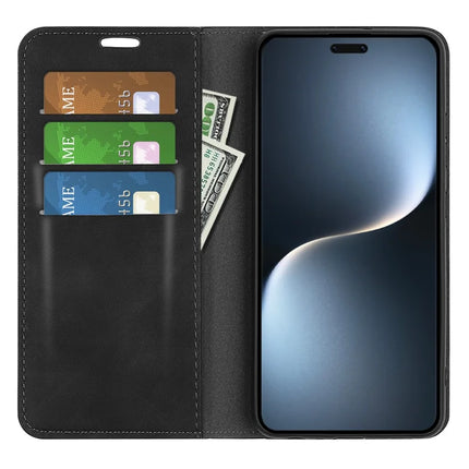 For Honor Magic7 Pro 5G Case Skin-Touch Leather Wallet Phone Cover