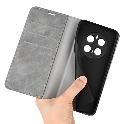 For Honor Magic7 Pro 5G Case Skin-Touch Leather Wallet Phone Cover