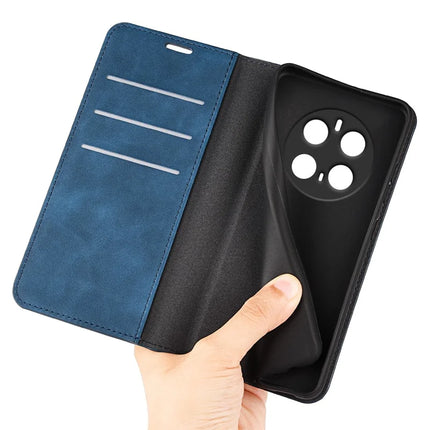 For Honor Magic7 Pro 5G Case Skin-Touch Leather Wallet Phone Cover