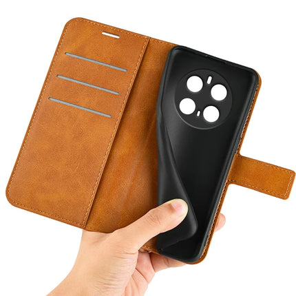 For Honor Magic7 Pro 5G Stand Case Anti-Scratch Calf Texture Leather Phone Cover